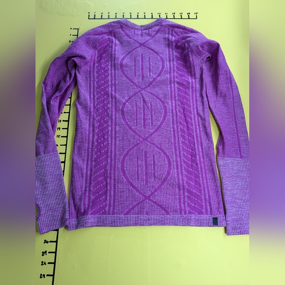 lululemon athletica Vibrant Purple Long Sleeve Top - Picture 3 of 3